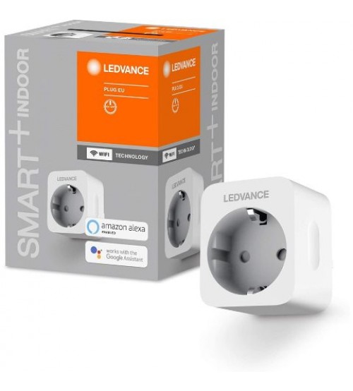 Ledvance Смарт контакт - Smart + WiFi Plug EU, 10A, бял