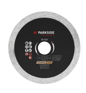 PARKSIDE PERFORMANCE Диамантен режещ диск с пълен ръб за ъглошлайф-мокро рязане