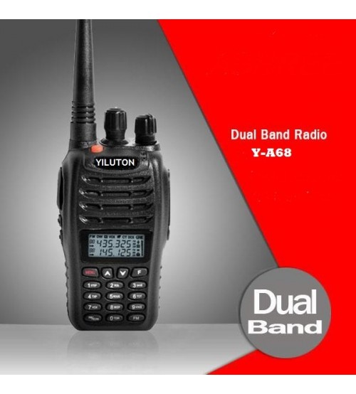 Y-A68 5W Двубандова VHF/UHF радиостанция