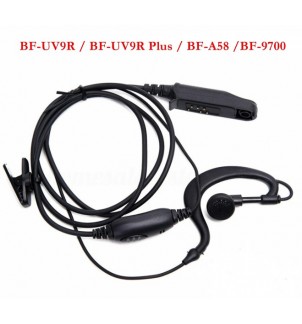Влагозащитена слушалка Baofeng с микрофон за радиостанции UV-9R Plus,UV9R ,BF-9700, BF-A58